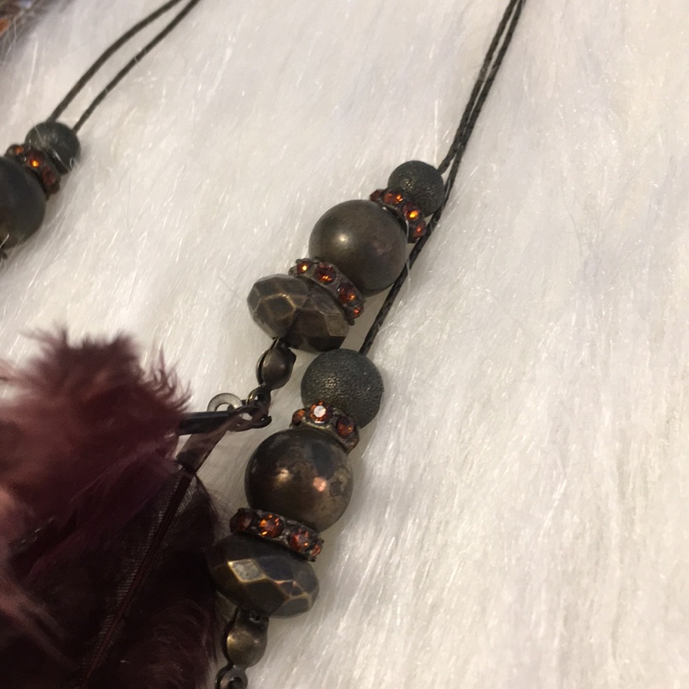 Feather earrings - Picture 2 of 2